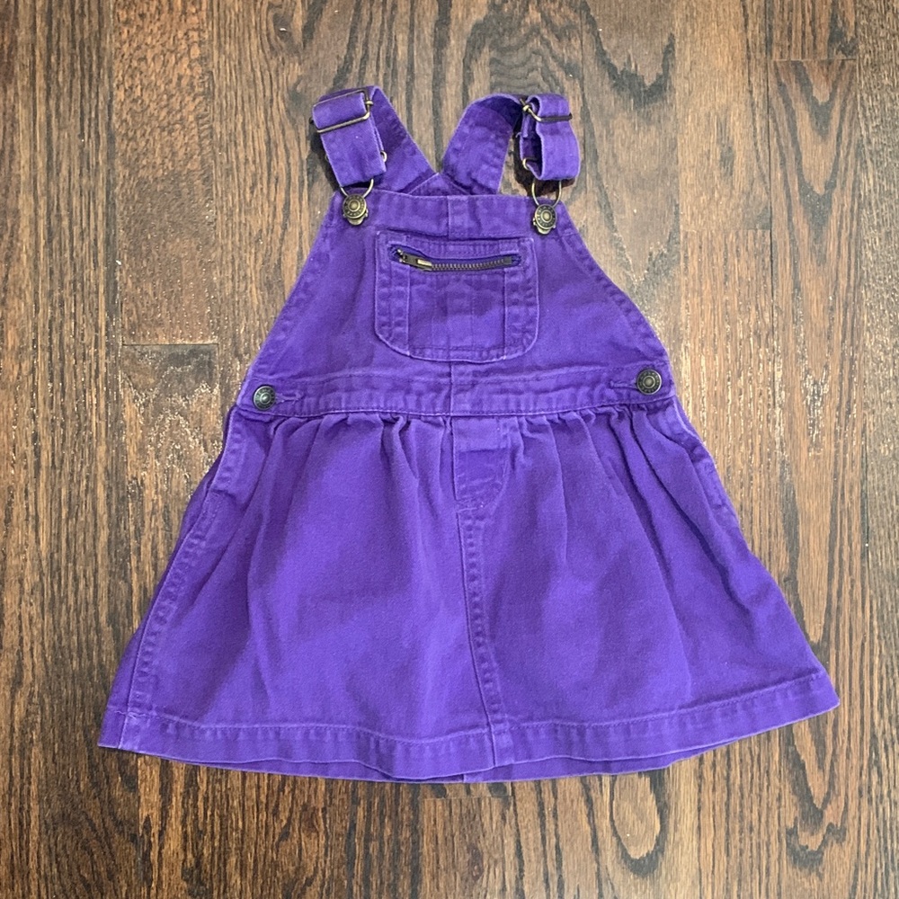 Chaps Vibrant Purple Kids Overalls